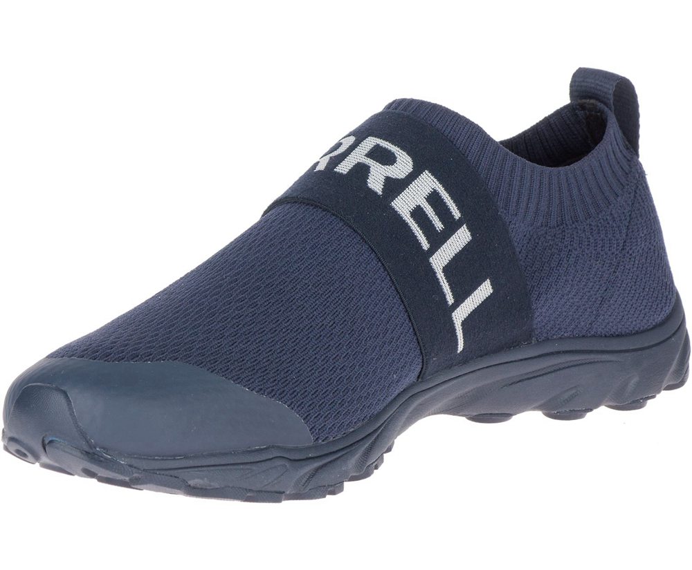 Merrell Slip Ons Męskie Granatowe - Tirana Laceless - 562489-YKU